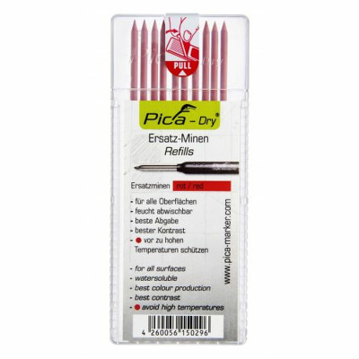Pencil Leads Pica Dry Red