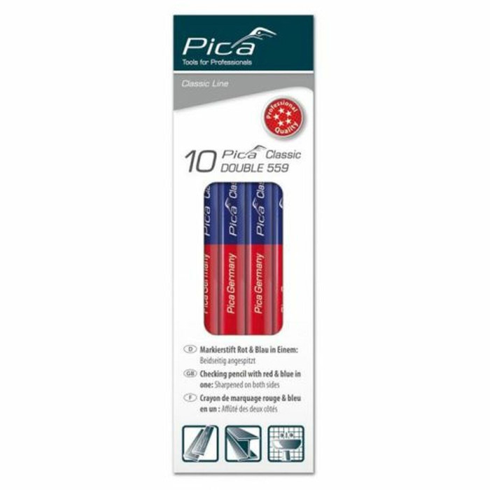 Carpenter's Pencil Pica Door Hanger Universal Blue 10 Pieces