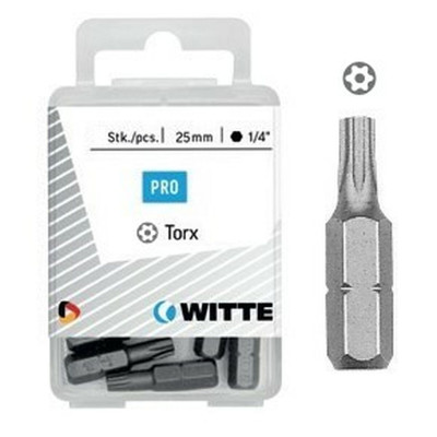 Bit set WITTE Torx TX 30 5 Units