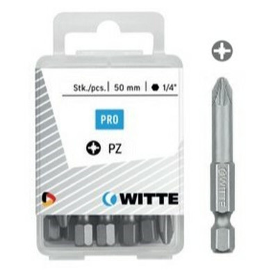 Bit set WITTE Pozidriv PZ1 5 Units