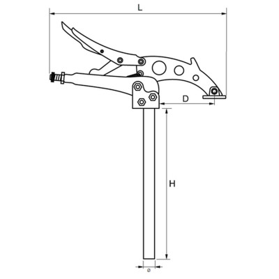 Screw Sargeant Grip-on 32,4 cm