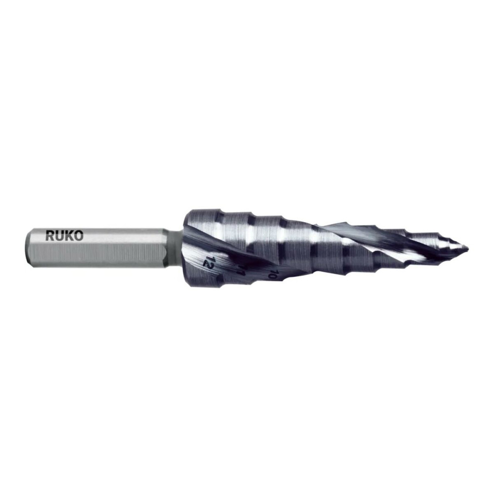 Step drill bit RUKO FLOWSTEP®