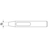 Hole punch Paffrath DIN 7200 B 15/16” IN