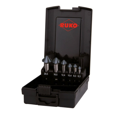 Countersink Set (Countersinks) RUKO ULTIMATECUT 4S High speed steel (HSS) 6 Pieces