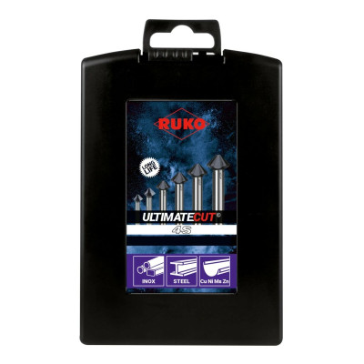 Countersink Set (Countersinks) RUKO ULTIMATECUT 4S High speed steel (HSS) 6 Pieces
