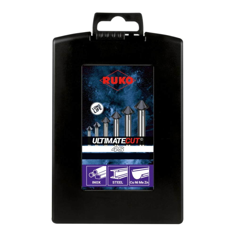 Countersink Set (Countersinks) RUKO ULTIMATECUT 4S High speed steel (HSS) 6 Pieces