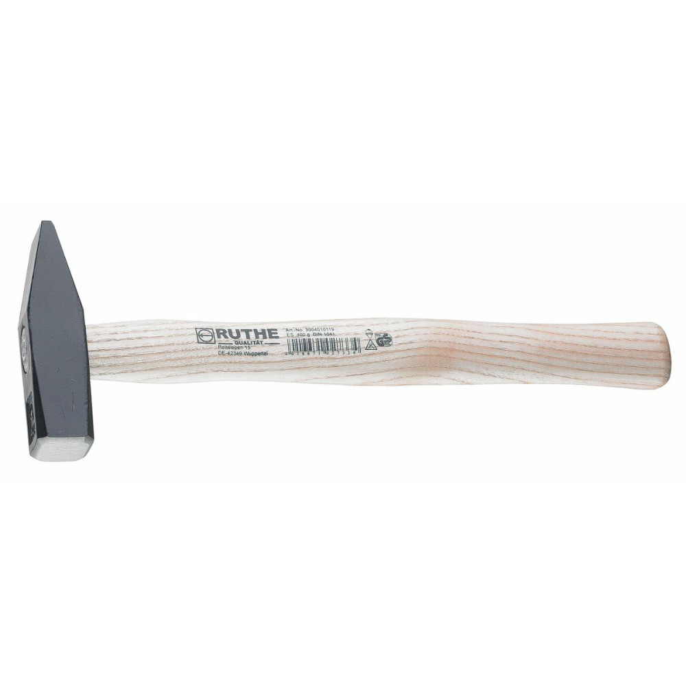 Locksmith's hammer Ruthe 500 g Wood Steel Epoxi DIN 1041