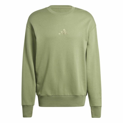 Sweatshirt without Hood Adidas All Szn French Terry Crew Green L