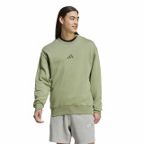 Sweatshirt without Hood Adidas All Szn French Terry Crew Green L