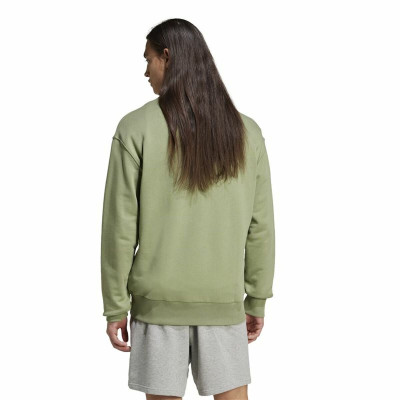 Sweatshirt without Hood Adidas All Szn French Terry Crew Green L