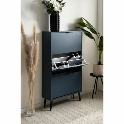 Shoe Rack VIGO 49A Blue 70 x 24 x 125 cm