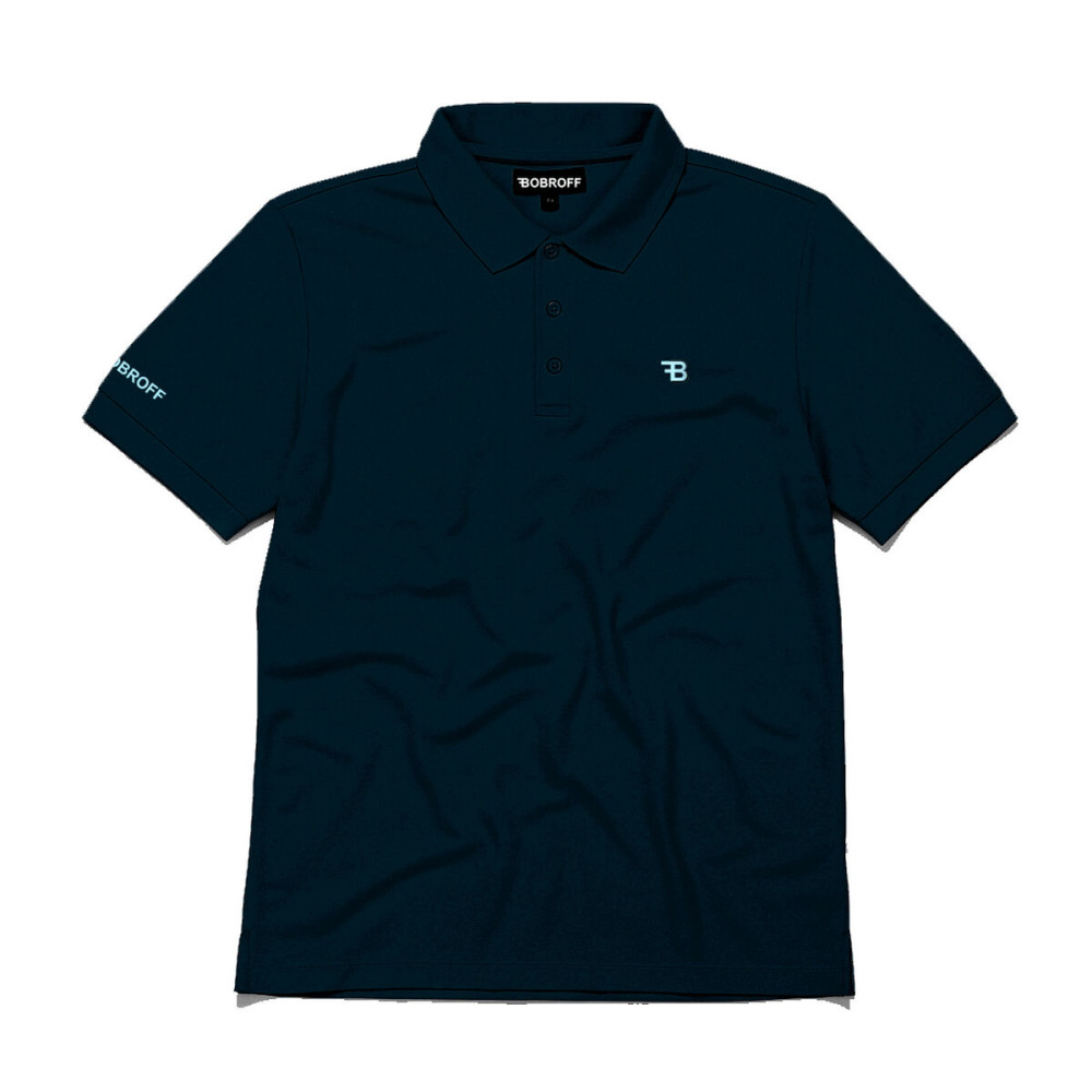 Men’s Short Sleeve Polo Shirt Bobroff Navy