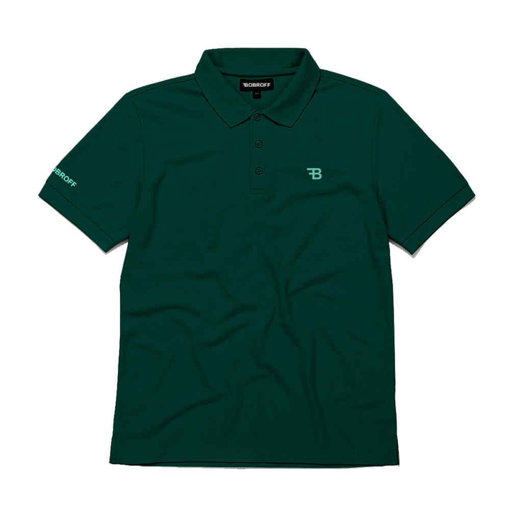 Men’s Short Sleeve Polo Shirt Bobroff Green