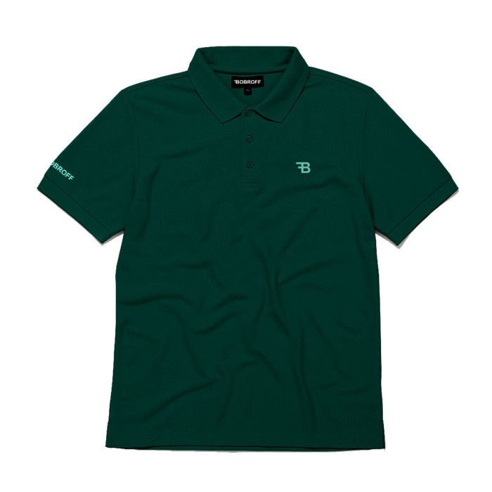 Men’s Short Sleeve Polo Shirt Bobroff Green