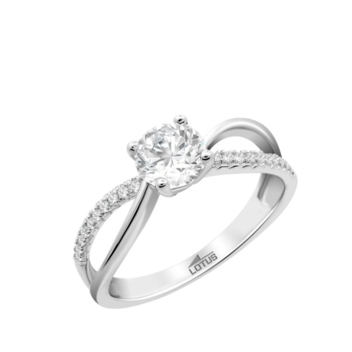 Ladies' Ring Lotus LP3742-3/114 Silver 14