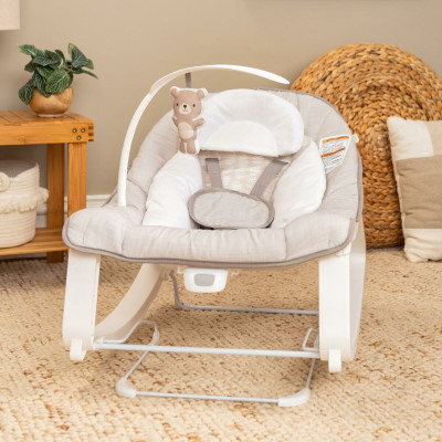 Baby Hammock Ingenuity White Grey