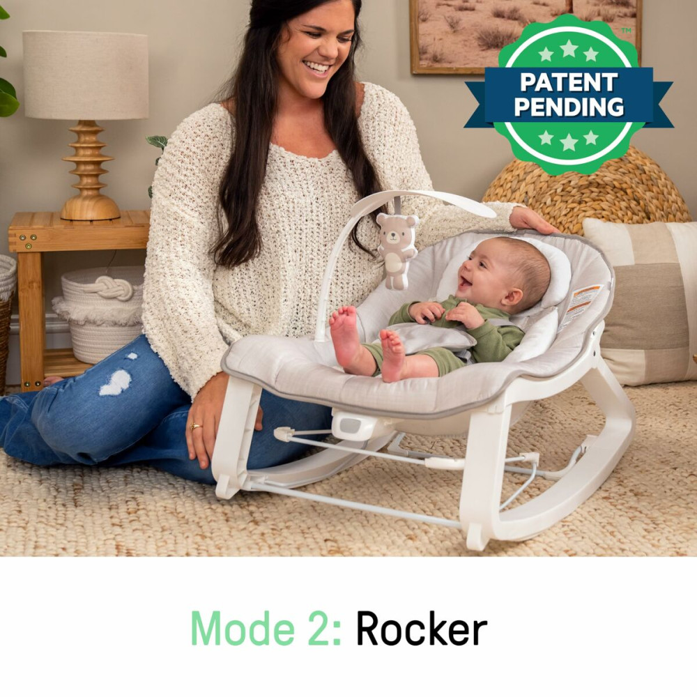 Baby Hammock Ingenuity White Grey