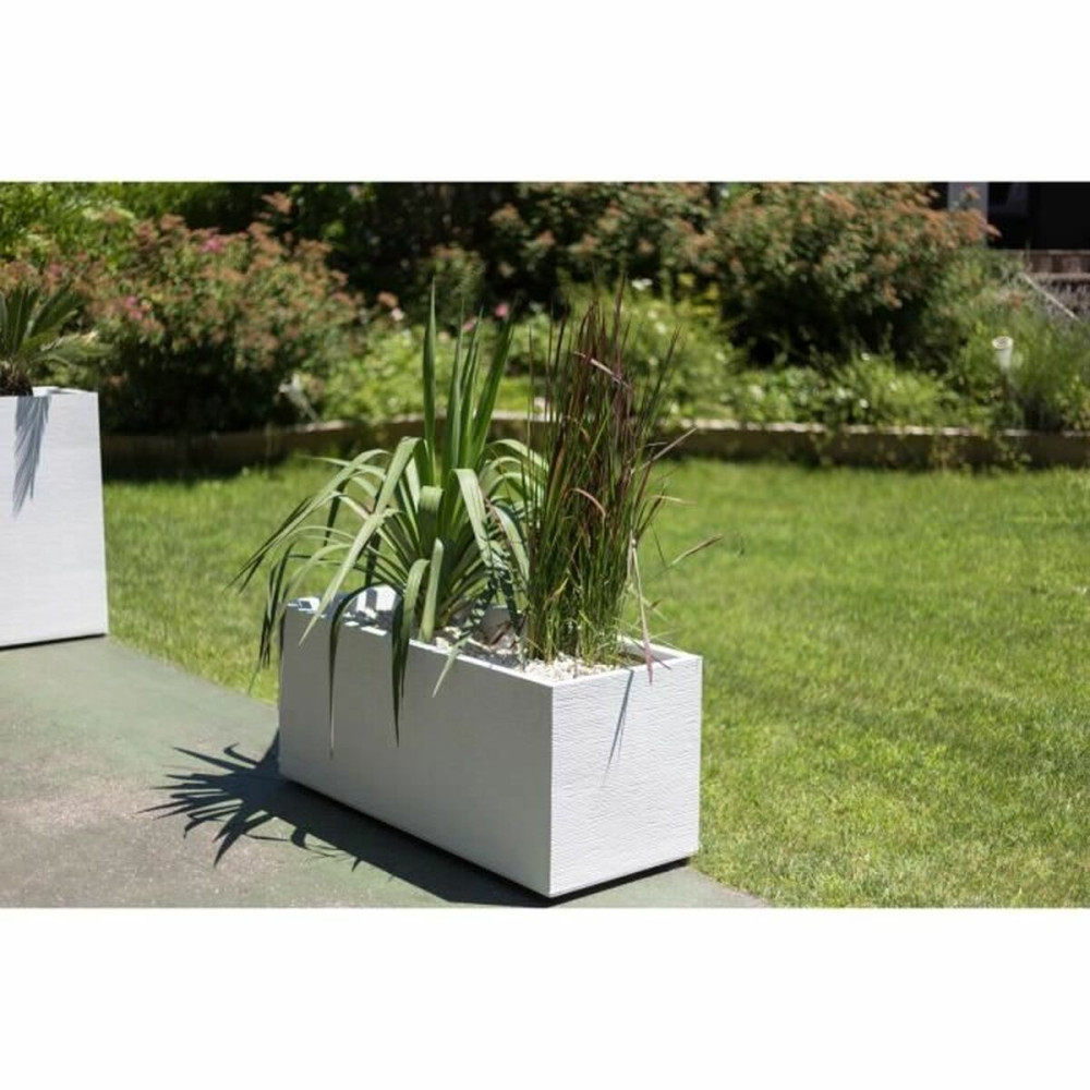 Planter EDA EDA Graphit White polypropylene Plastic 99,5 x 39 x 43 cm