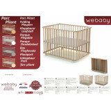Playground WEBABY Beige 70 x 100 cm