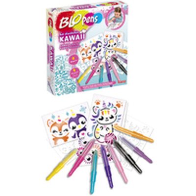 Colouring Activity Box Lansay BLOPENS KAWAII Multicolour