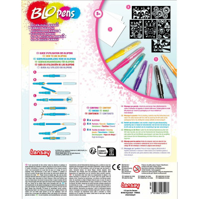 Colouring Activity Box Lansay BLOPENS KAWAII Multicolour