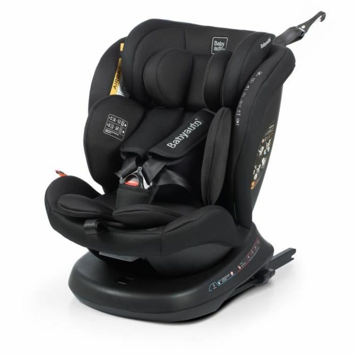 Car Chair Babyauto RODIA Black 0 (de 0 a 10 kilos) I (9 - 18 kg) II (15-25 kg) III (22 - 36 kg) Children's ECE R129/04