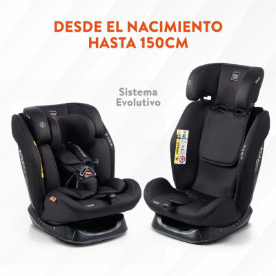 Car Chair Babyauto LOLO IBELT Black 0 (de 0 a 10 kilos) I (9 - 18 kg) II (15-25 kg) III (22 - 36 kg) Children's ECE R129/04