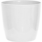 Plant pot Garden ID White Plastic Recycled plastic Shiny 35 cm With wheels