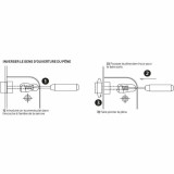 Mortise lock Yale Y60R-A40/N 6,75 x 2 x 23 cm Steel