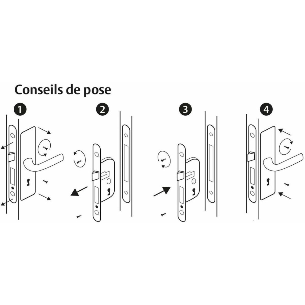 Mortise lock Yale Y60R-A50/N Steel 7,7 x 2 x 23 cm