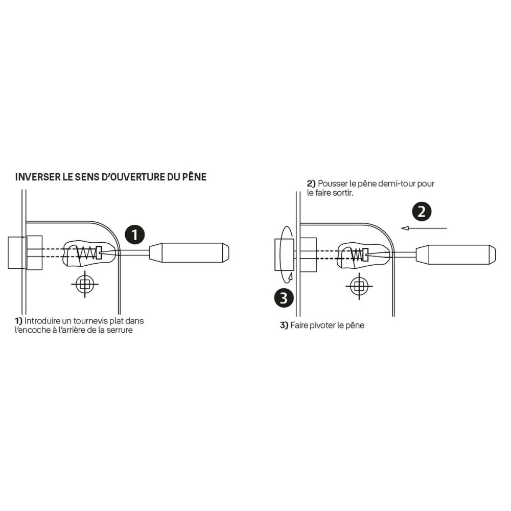 Mortise lock Yale Y60R-A50/N Steel 7,7 x 2 x 23 cm