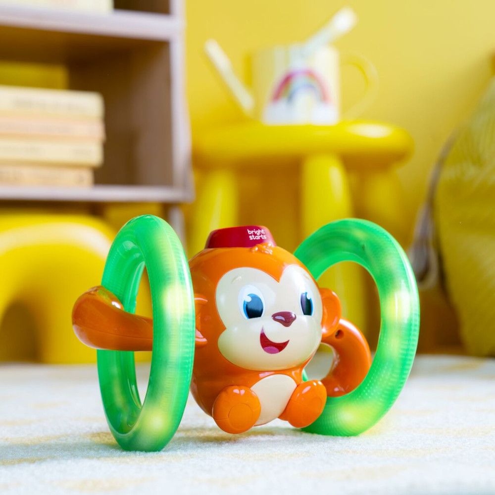 Musical Toy Bright Starts Little Roll & Glow Monkey