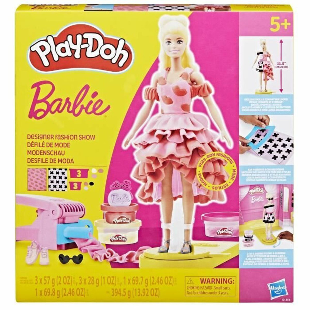 Modelling Clay Game Play-Doh Barbie Designer Fashion Show Multicolour