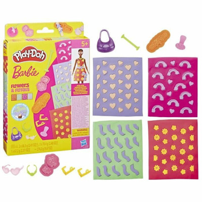 Modelling Clay Game Play-Doh Barbie FLowers & Florals Multicolour