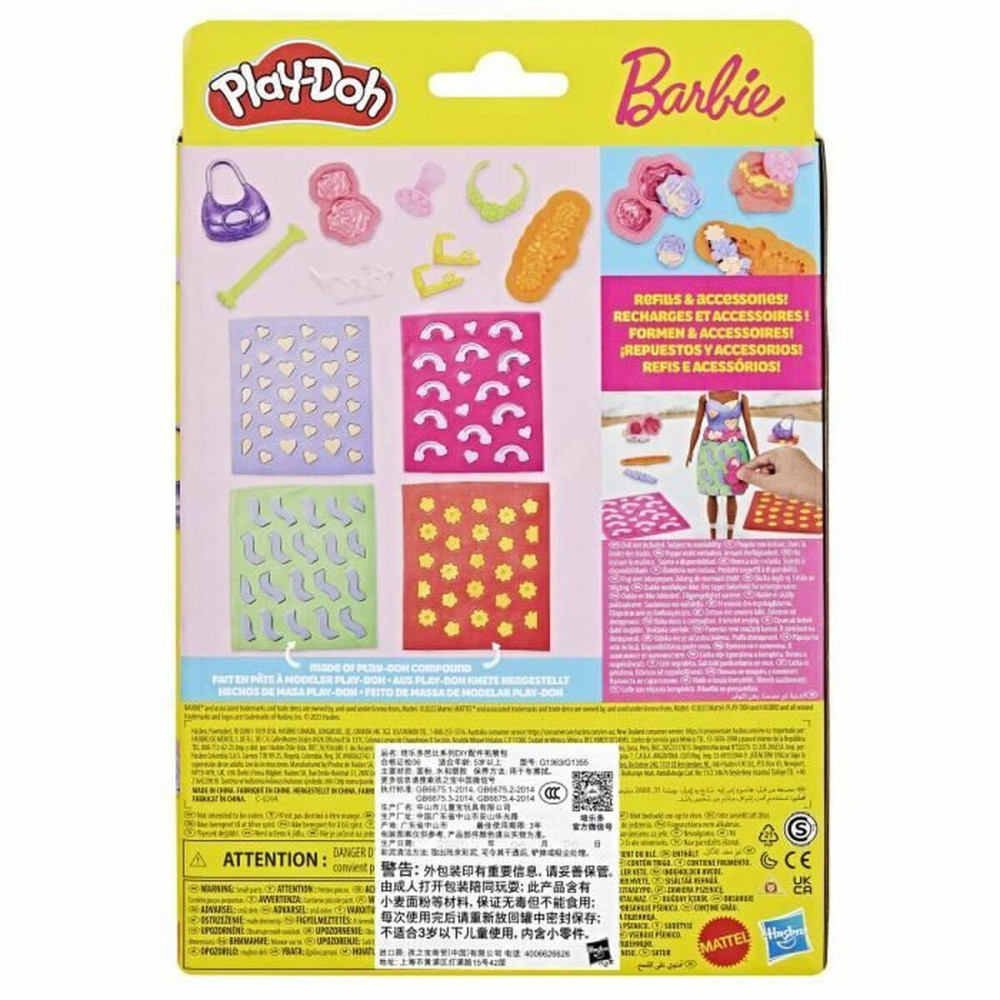 Modelling Clay Game Play-Doh Barbie FLowers & Florals Multicolour