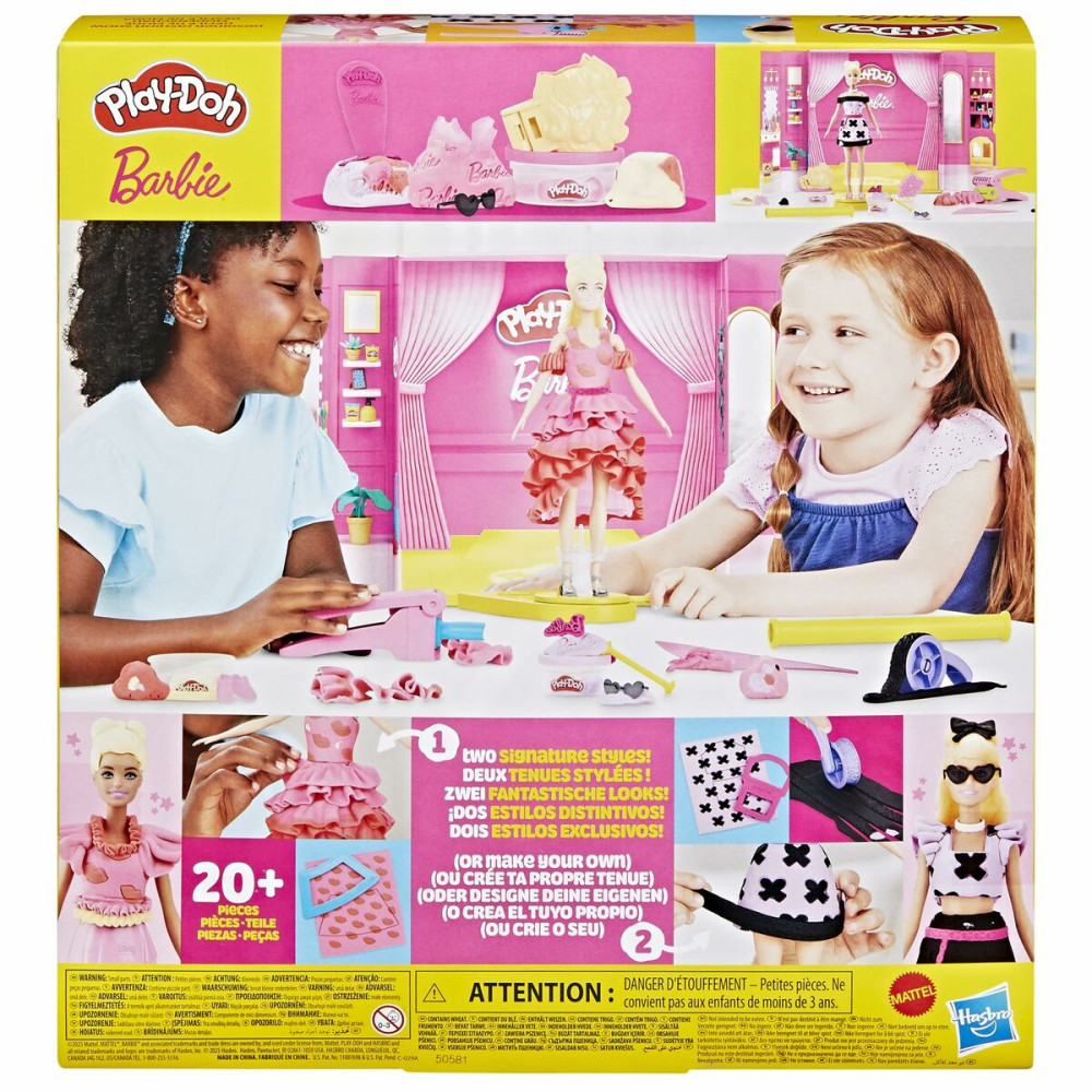 Modelling Clay Game Play-Doh Barbie Designer Fashion Show Multicolour