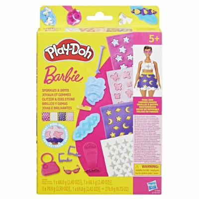 Modelling Clay Game Play-Doh Barbie Sparkles & Gems Multicolour