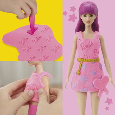 Modelling Clay Game Play-Doh Barbie Hearts & Hair Multicolour