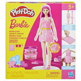 Modelling Clay Game Play-Doh Barbie Hearts & Hair Multicolour