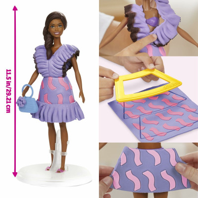 Modelling Clay Game Play-Doh Barbie Fashionista Ruffles Multicolour 730 g