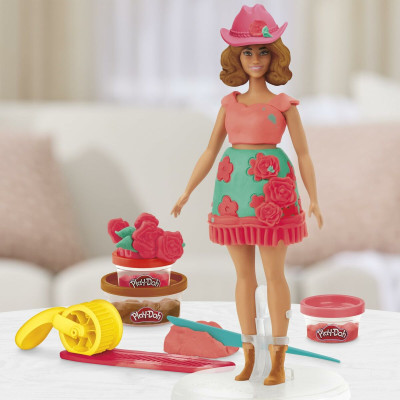 Modelling Clay Game Play-Doh Florals & Fringe Multicolour