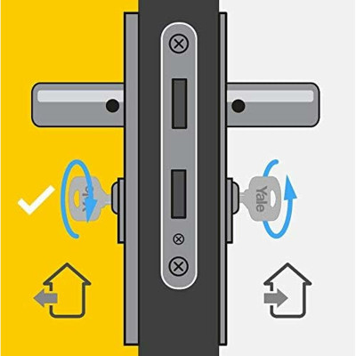 Lock Yale Brass Circular