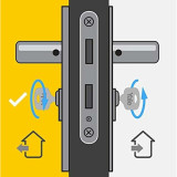 Lock Yale Brass Circular