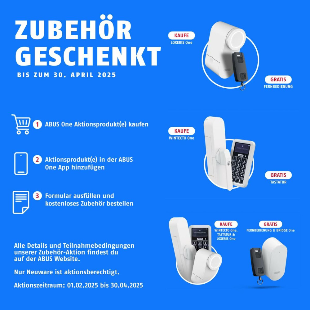Smart Lock ABUS LOXERIS One CFA4100 W White