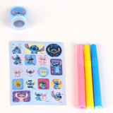 Stationery Set Stitch Multicolour 8 Pieces