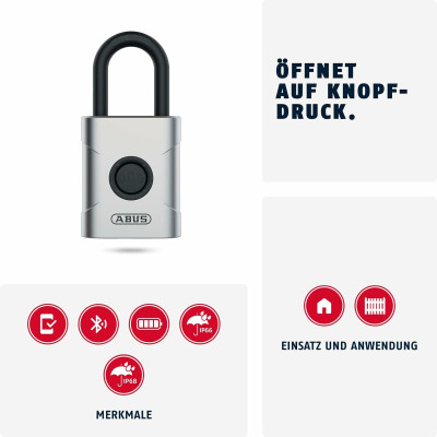 Key padlock ABUS Rectangular