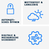 Key padlock ABUS Rectangular