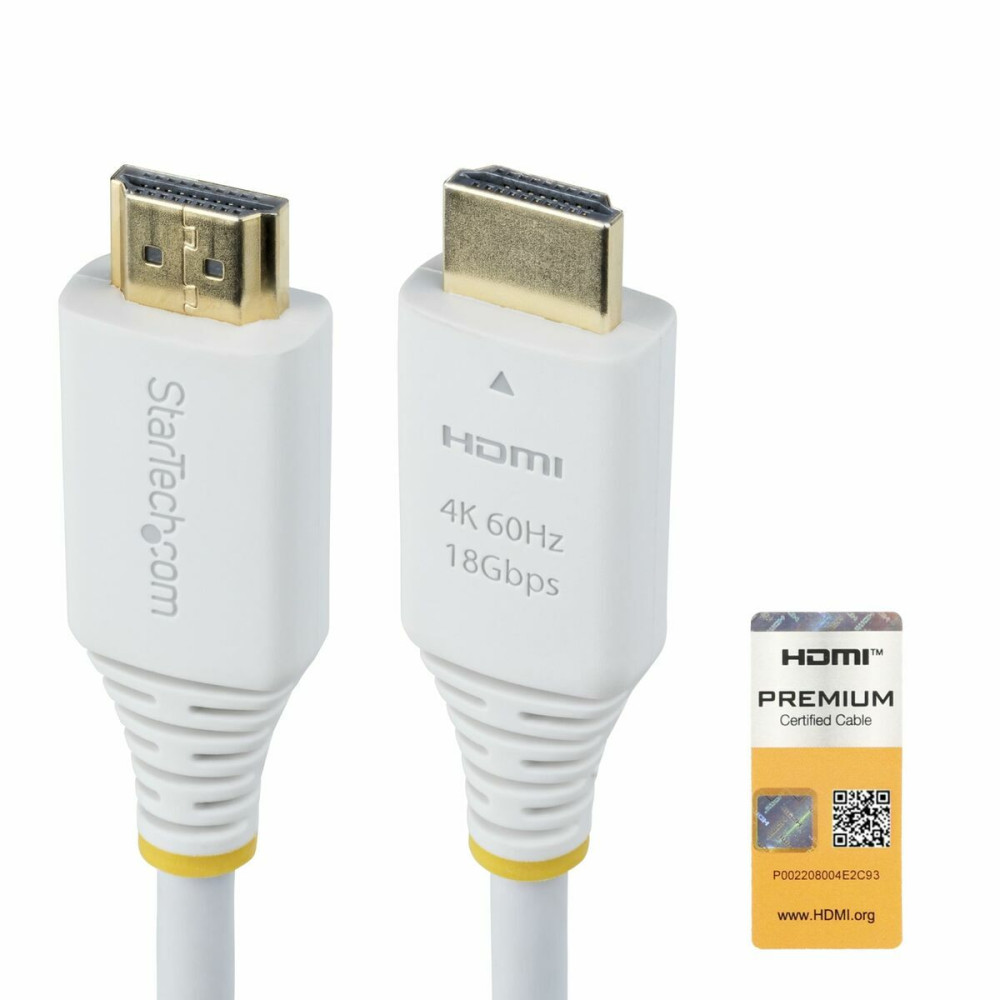 USB Cable Startech HDMI2-CABLE-4K60-10W White 3 m