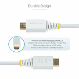 USB Cable Startech HDMI2-CABLE-4K60-10W White 3 m