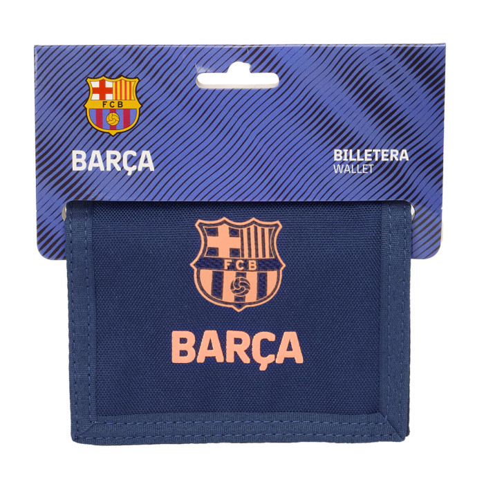 Purse F.C. Barcelona Navy Blue 12,5 x 9,5 x 1 cm